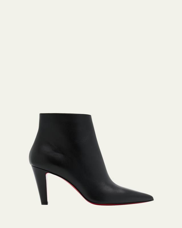 Vibella Leather Red Sole Booties